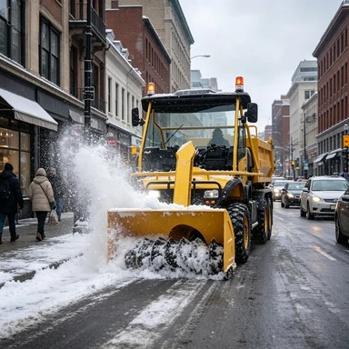 Ride-on Snow Removal Vehicle/road Snow Roller Brush Snow Blower/municipal Sanitation Road  Removal