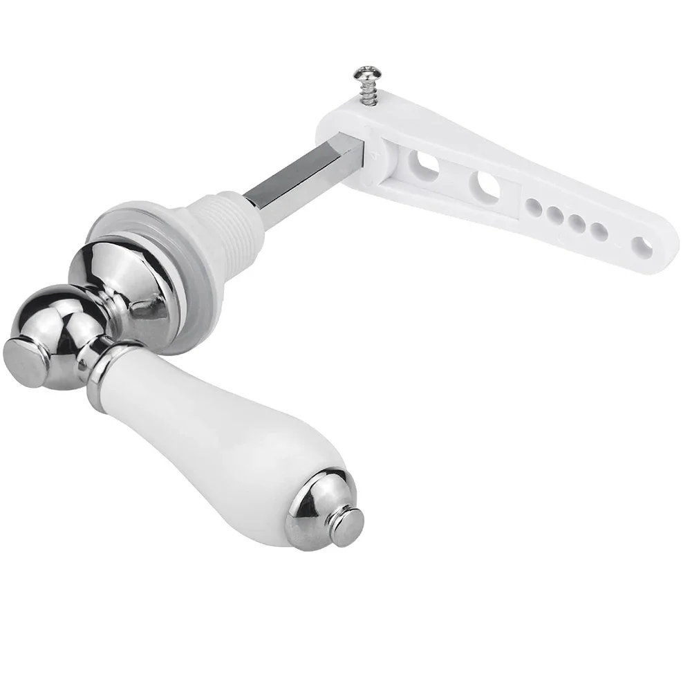 

Ручка бачка Стандартный бачок для смыва Бачок Металлический рычаг - Хромированный унитаз Ручка бачка для унитаза Рычаг смыва бачка для унитаза