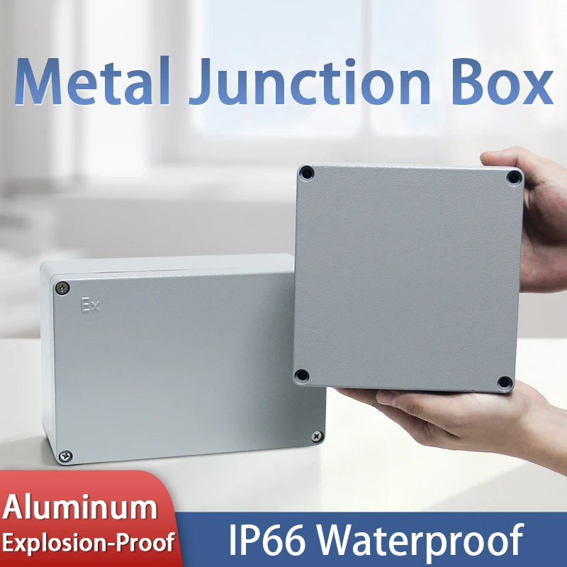 

Explosion-proof Waterproof Aluminum Enclosure Box Electronic IP67 Project Instrument Case Project Box Outdoor Junction Housing