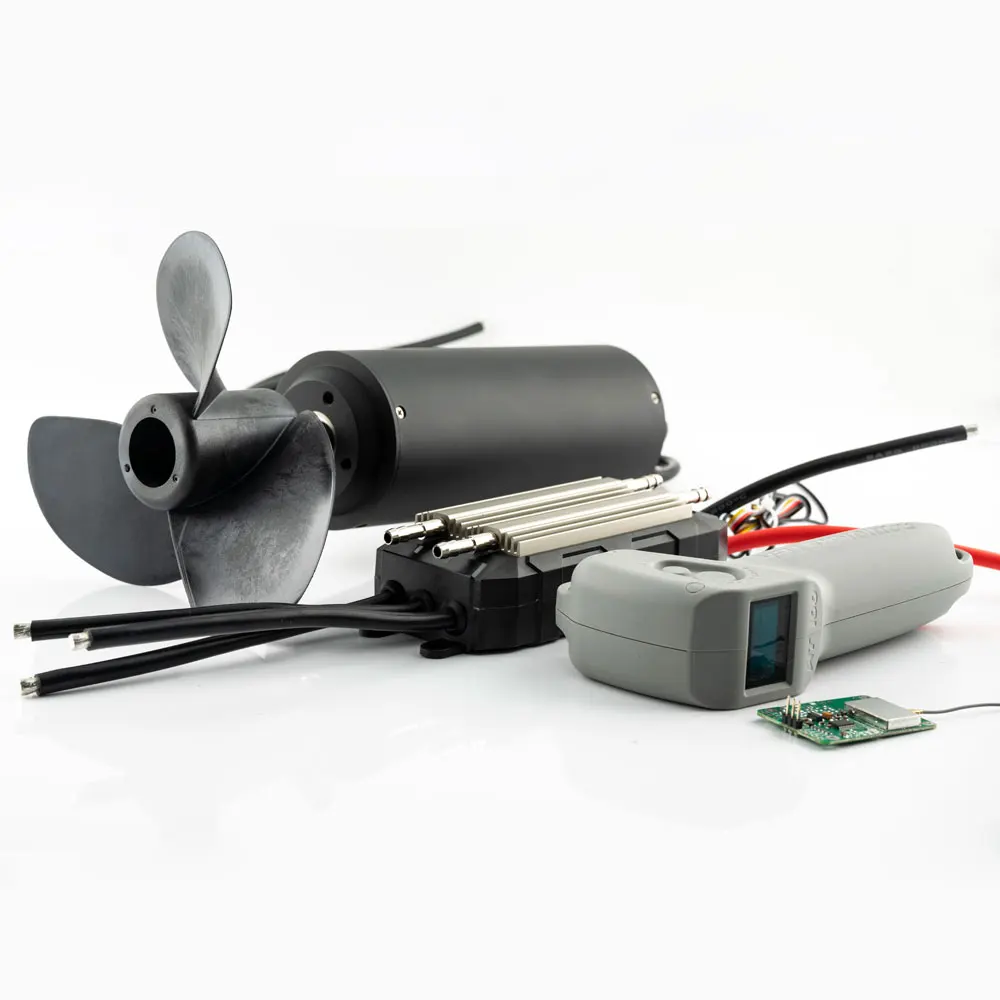 

Pro 48V EFoil Thruster Kit | 21Nm Torque 18KW ESC, IP68 Waterproof Motor & Remote for Hydrofoil/Watercraft
