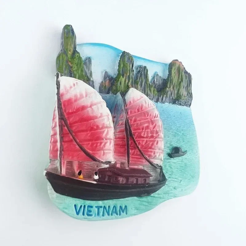 Vietnam Fridge Magnets Ha Long Bay Tourist Souvenirs Fridge Stickers Home Decor Wedding Gifts Photo Wall Magnetic Stickers