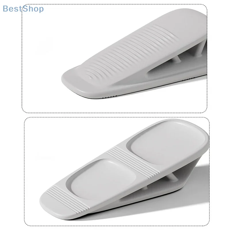 Rolhas de porta de silicone, fechos de porta anticolisão, fechaduras de porta, à prova de vento e fixas, retráteis e sem perfuração.