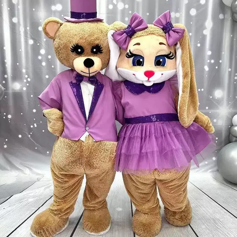 Image of Neues Panda-Maskottchen-Kostüm: Niedlicher kleiner Teddybär für Erwachsene, Anime-Charakter-Verkleidung, lustiger Fursuit, Cosplay-Anzug