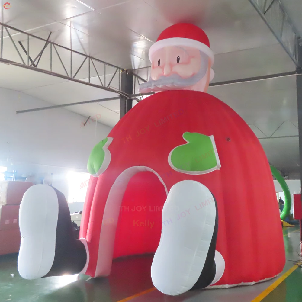 Tenda gonfiabile gigante della tenda del tunnel di Natale della tenda della cupola di Babbo Natale di trasporto veloce per Natale