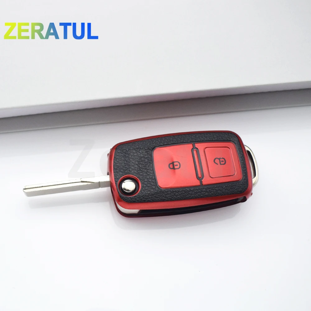 

Кожаный чехол для автомобильного ключа из ТПУ для VW Volkswagen Golf 4 5 6 MK6 Polo Tiguan Passat B5 B6 B7 Jetta Lavida для Skoda Octavia