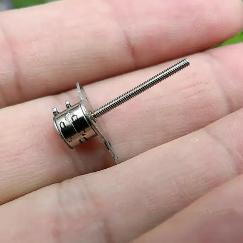 Nidec Mini 6mm Stepper Motor 2-phase 4-wire Stepping Motor 17mm Long Linear Screw Shaft  31.8 Ohms DIY Camera Lens Adjustment image 2