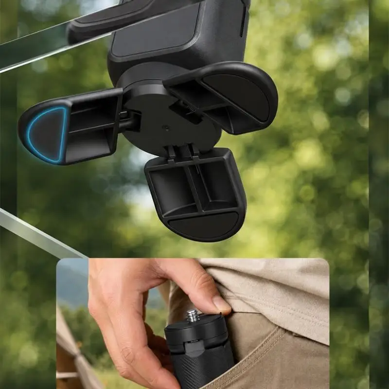Mini Tripod Stand Durable Plastic 1/4'' Screw Mount for Action Camera Mobile Phone Vlog Filming Desktop Outdoor Daily Use