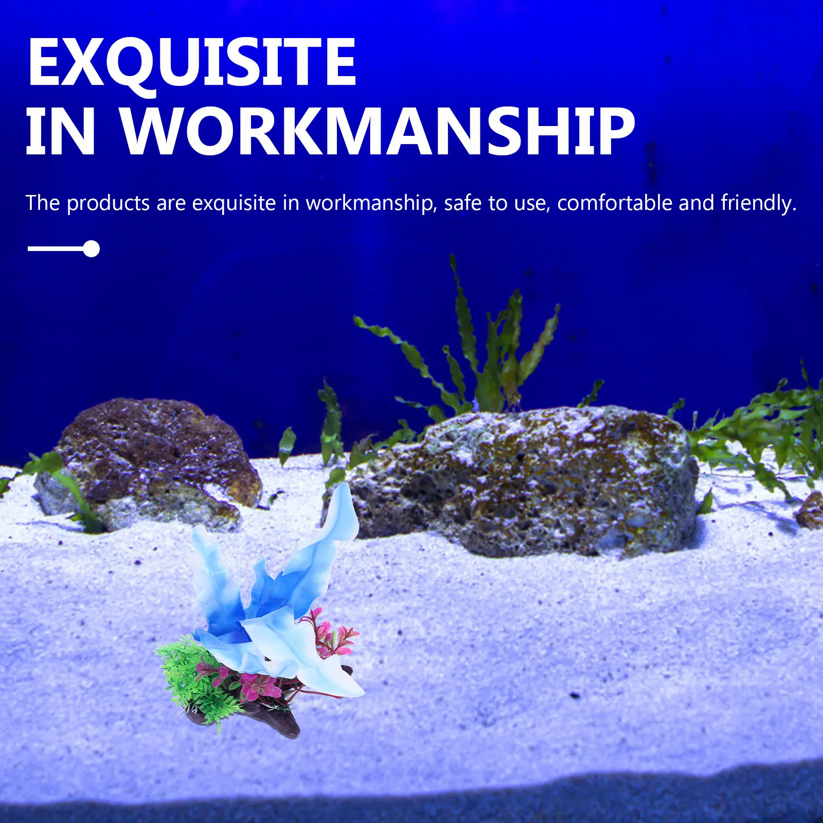 Aquarium Planted Tank Setup - Premium Artificial Water Grass Aquarium Decor