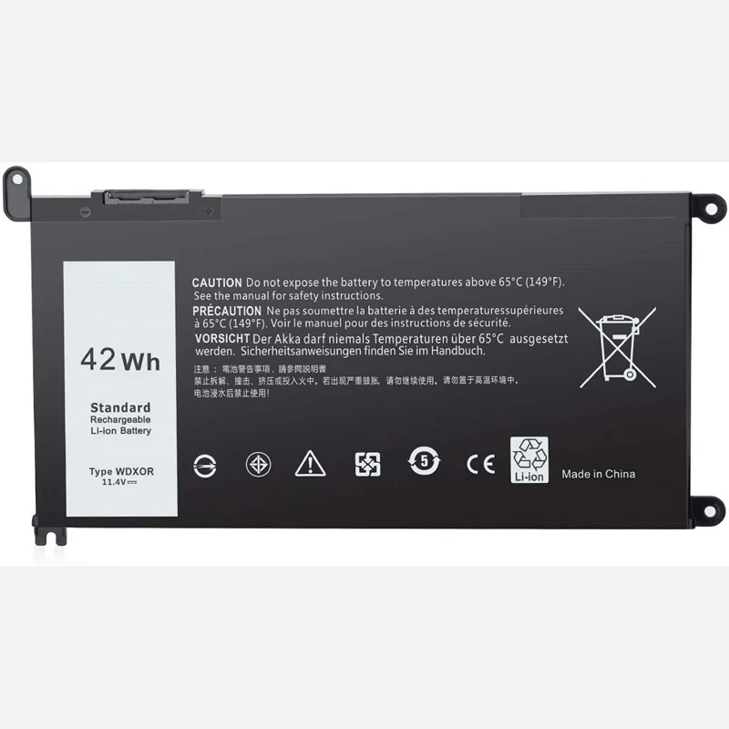 WDXOR Laptop Battery for Dell Inspiron 7460 7560 7472 5565 5468 5368 7570 Vostro 5468 5568 Latitude 3189 3480 3588 11.4V 42Wh