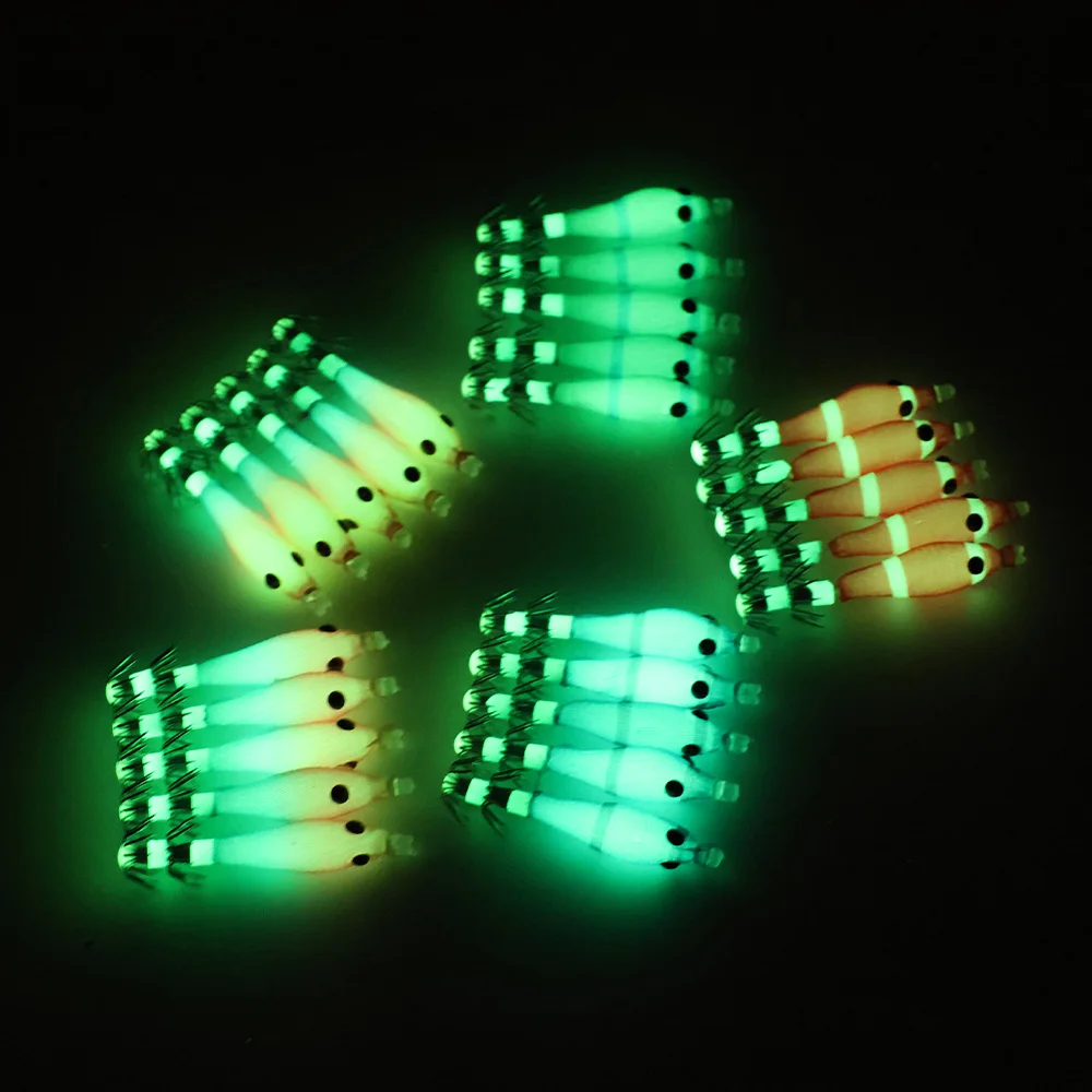 Anzuelos luminosos para calamar con tubo soplado - imagen 3
