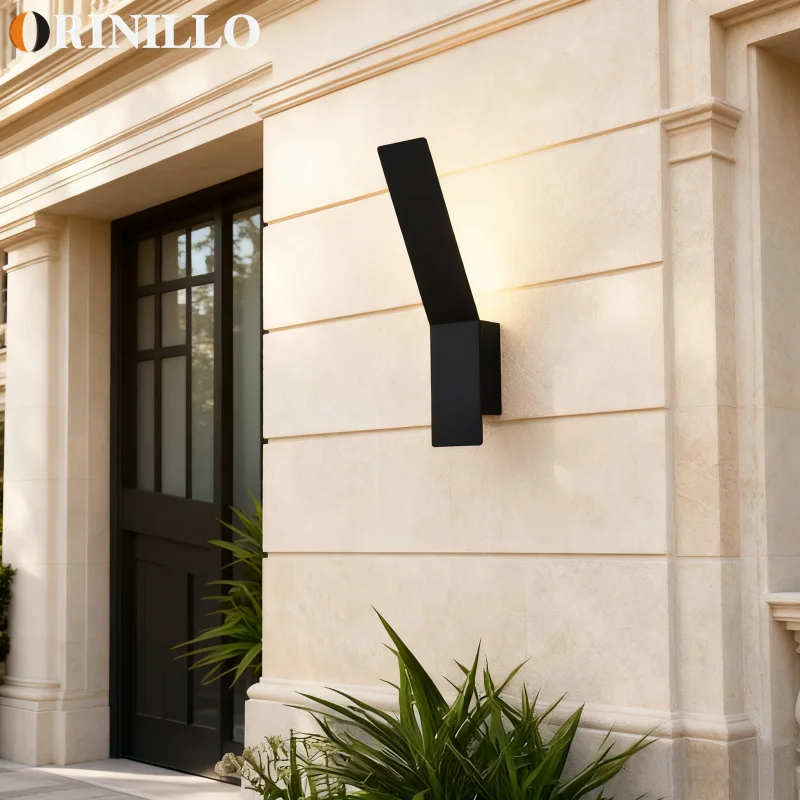 LED outdoor wall lamp IP65 modern simple waterproof hotel villa garden door creative outdoor lighting