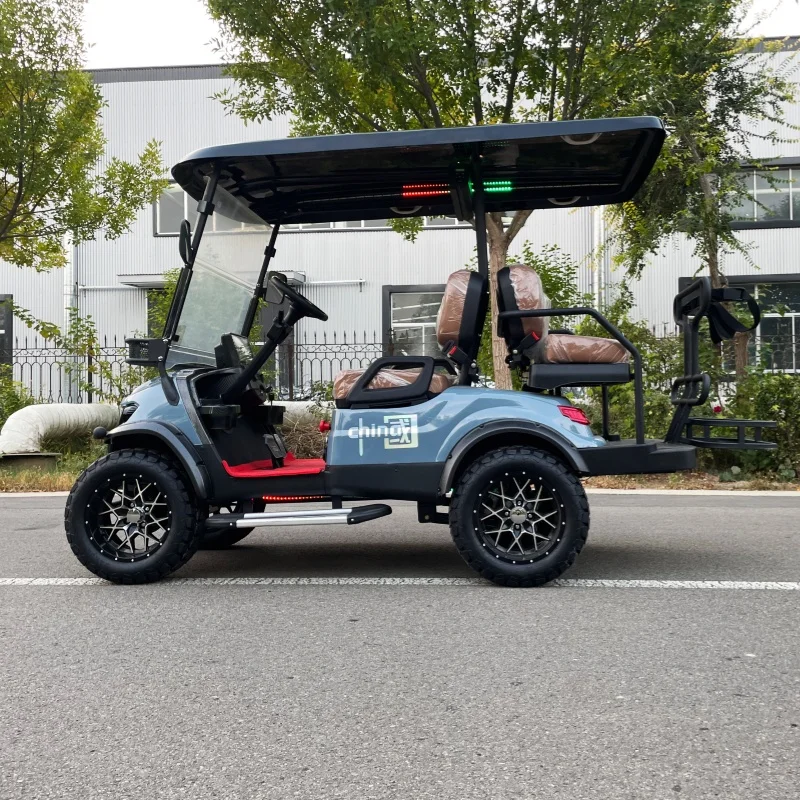 

72V/120AH Lithium Battery Club Electric Golf Cart With Motor 5000W With Folding Windshield Energy Saving And Emission Reduction