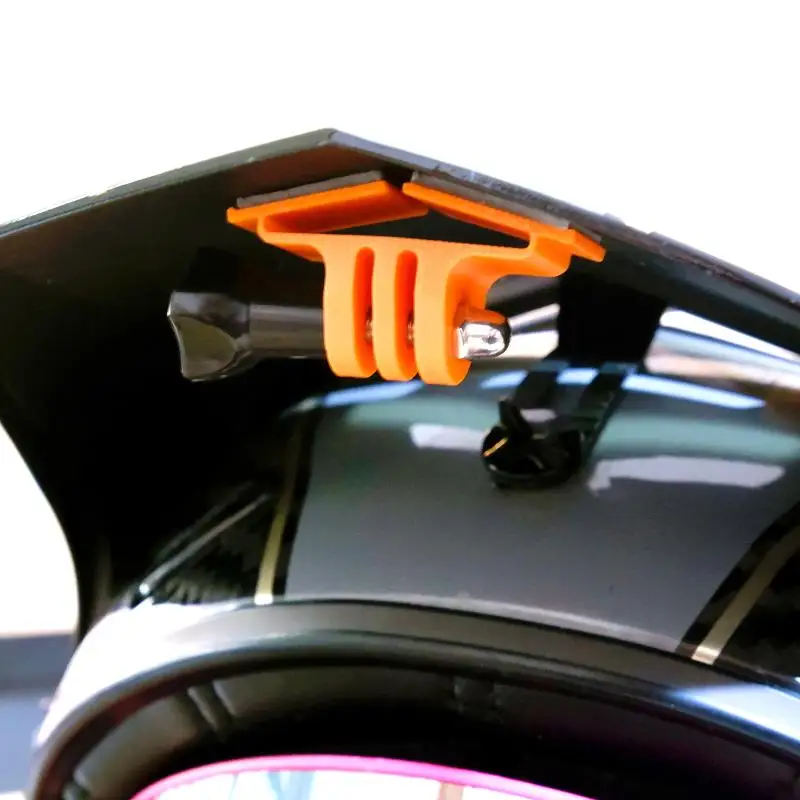 @*Durable Helmet Action Camera Mount Non-slip Stable Grip Easy Install for Moto Riding Skiing All Action Camera Models