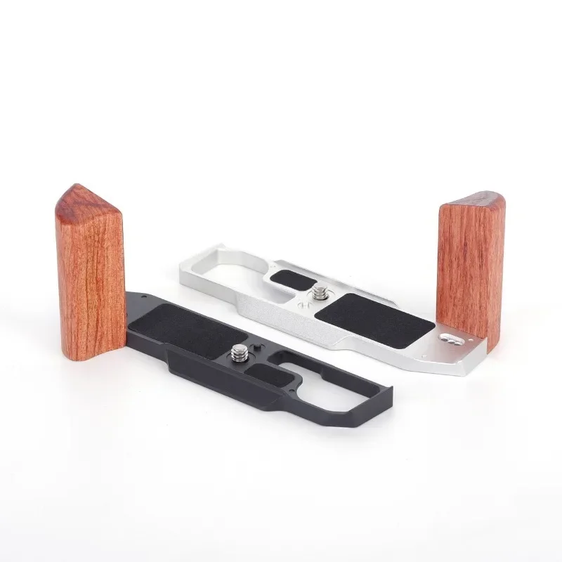 Fittest Wooden Handgrip L-Bracket for Sigma BF Digital Camera Grip  Aluminum Base Plate Tripod Quick-Release Vintage