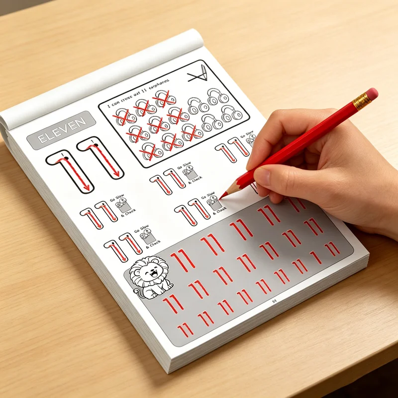 Preschool Number Workbook: Tracing & Writing Numbers 1-12 – Handwriting Practice for Early Learners