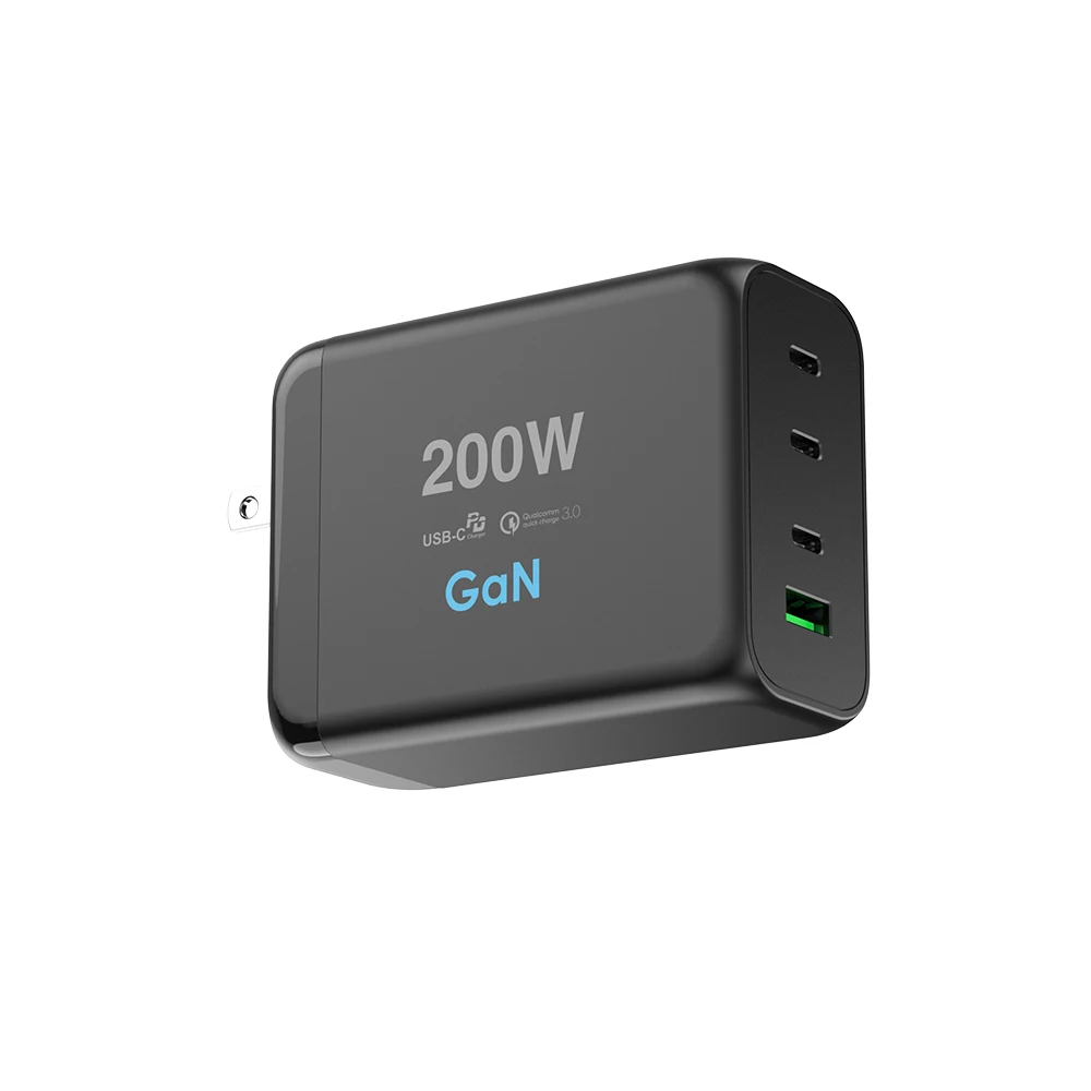 New Trend tech gan 200w pd fast charger for ugreen charger 100w for for iphone super fast charger type c travel adapter