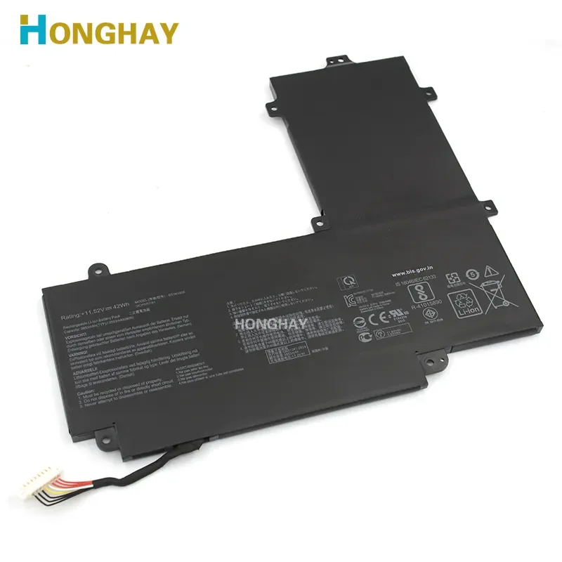 HONGHAY  11.52V 42Wh  New Genuine Original B31N1625 Laptop Battery For Asus VivoBook Flip 12 TP203MAH TP203NAH Notebook Bateria