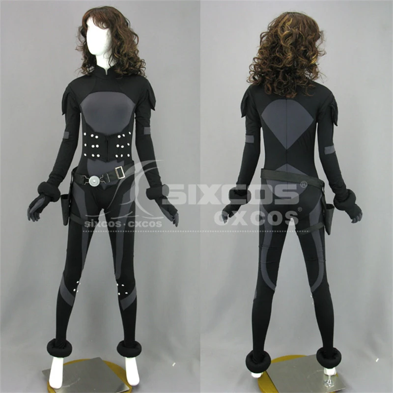 Game Mitsuru Kirijon Cosplay Costume Female Sexy Black Tights Jumpsuits Combat Uniform Female Role Play Clothing Custom-Make