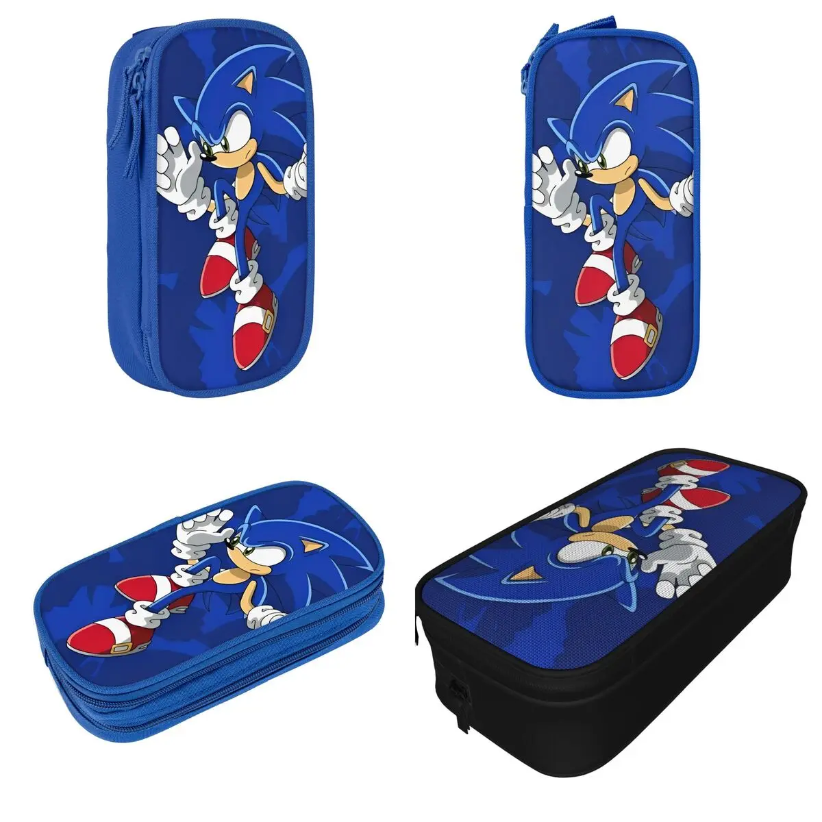 新しい漫画ゲーム Sonices 鉛筆ケースシャドウペンボックス鉛筆バッグ学生大容量学生学校ジッパー筆箱