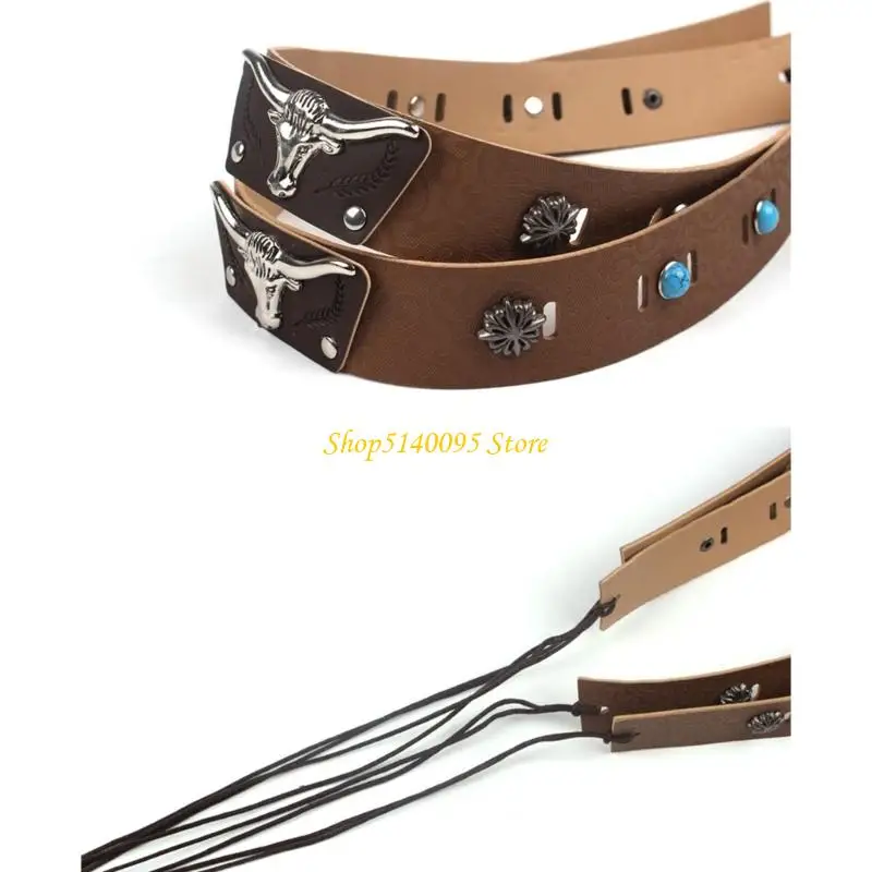 DXAE FASHION PU PETTA PETTA CINTURA DEGLI ACCENSI DELLA DEGLIO DELLA CONTENZA CON ACCESSORI DESIGN TEMA CHE WESTERNO