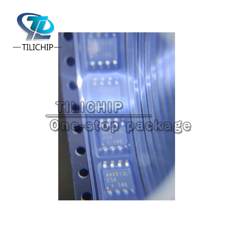 5pcs MAX813LESA+T SOIC-8 microprocessor monitoring circuit chip brand new original