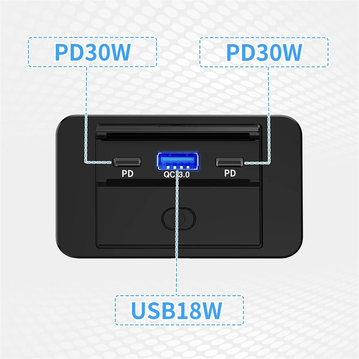 USB Type-C PDポート付き急速充電器,12-24V,スイッチ付き,急速充電,オートバイ,車,トラック用の電源パネル