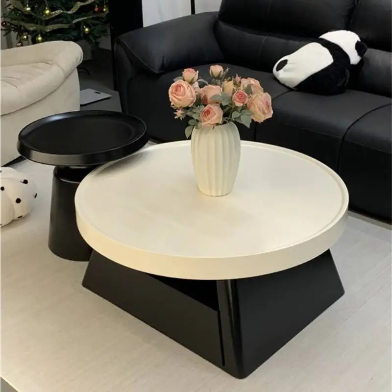 

Rustic Japanese Coffee Table Round Unique White Minimalist Decor Coffee Table Modern Nordic Stoliki Kawowe Furniture For Home