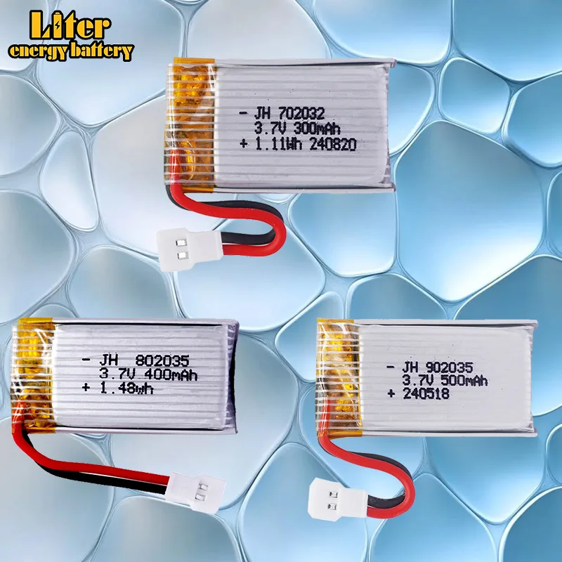 20C 3.7V 400mAh 802035 300mah 702032 500mah 902035 LiPo Battery Liter Energy MX2.0 Plug for Mini RC Quadcopter Racing Drone