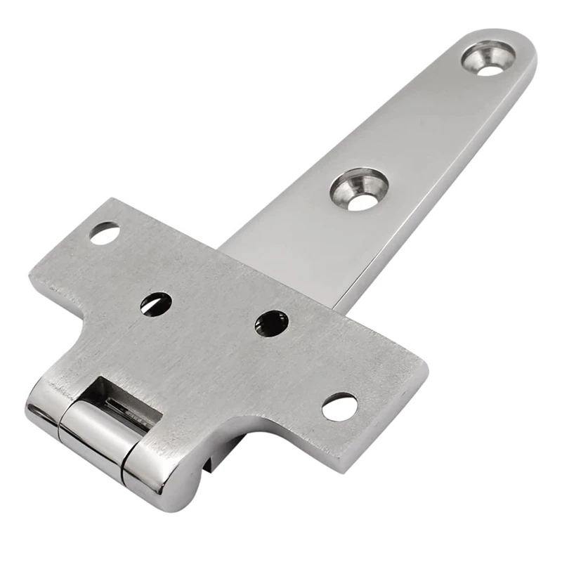 2 Pieces Casting Hinge T-Strap Hinges 6Inch X 3Inch Casting Hinge 316 Stainless Steel For Boat& AUTO