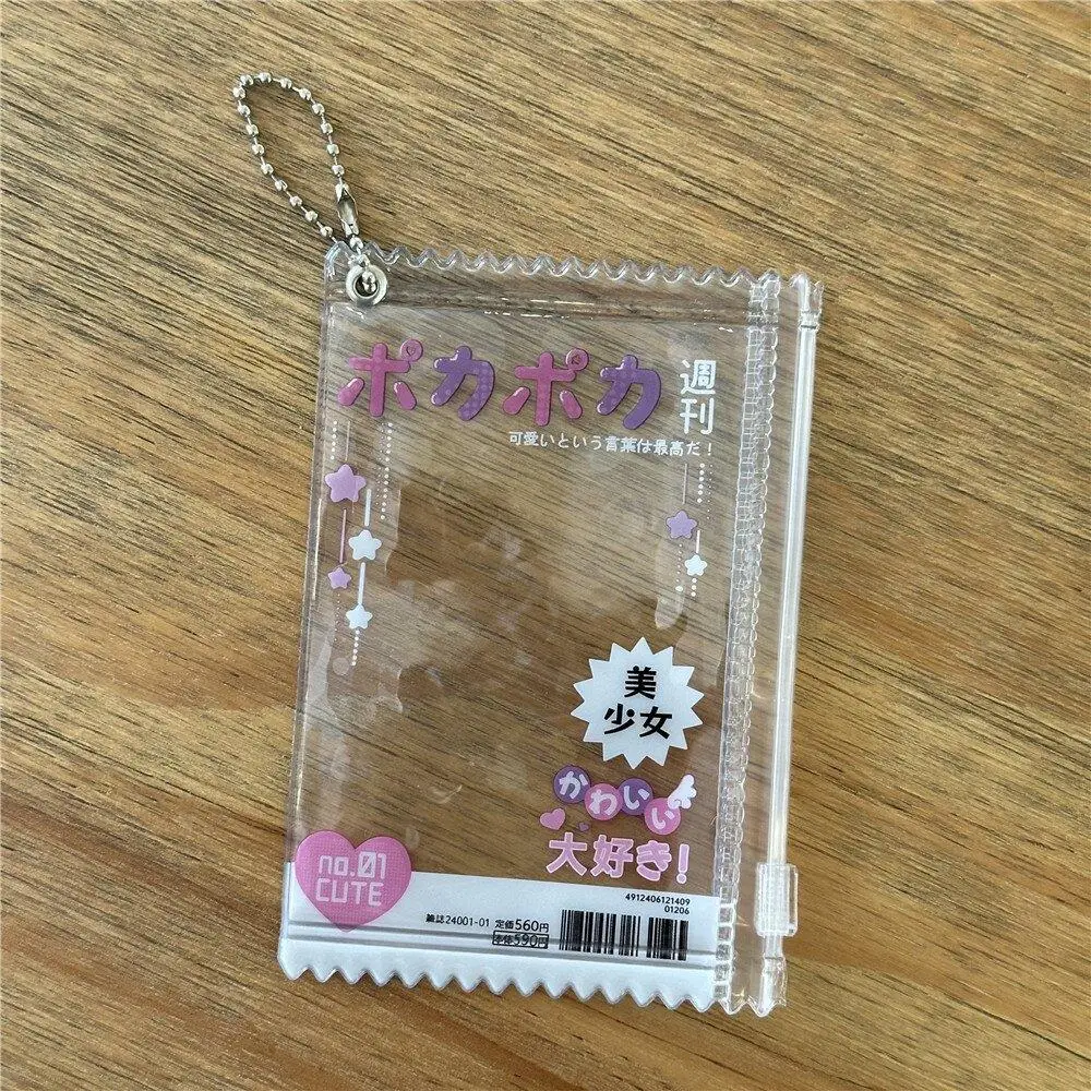 3-zoll Transparent Candy Tasche Photocard Halter Requisiten Abzeichen Lagerung Display Tasche Anhänger Koreanische Idol Foto Karte Schutzhülle