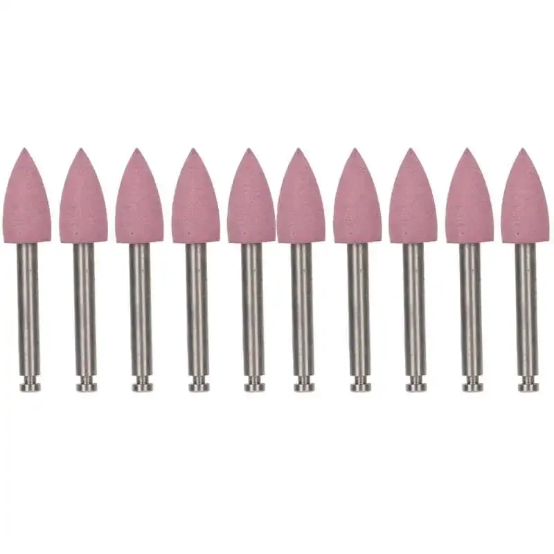 10pcs Dental Polishing Burs Low Speed Dental Grinding Polisher Burs Drill Bits Oral Care Tools  Dentist Supplies Easy to Carry