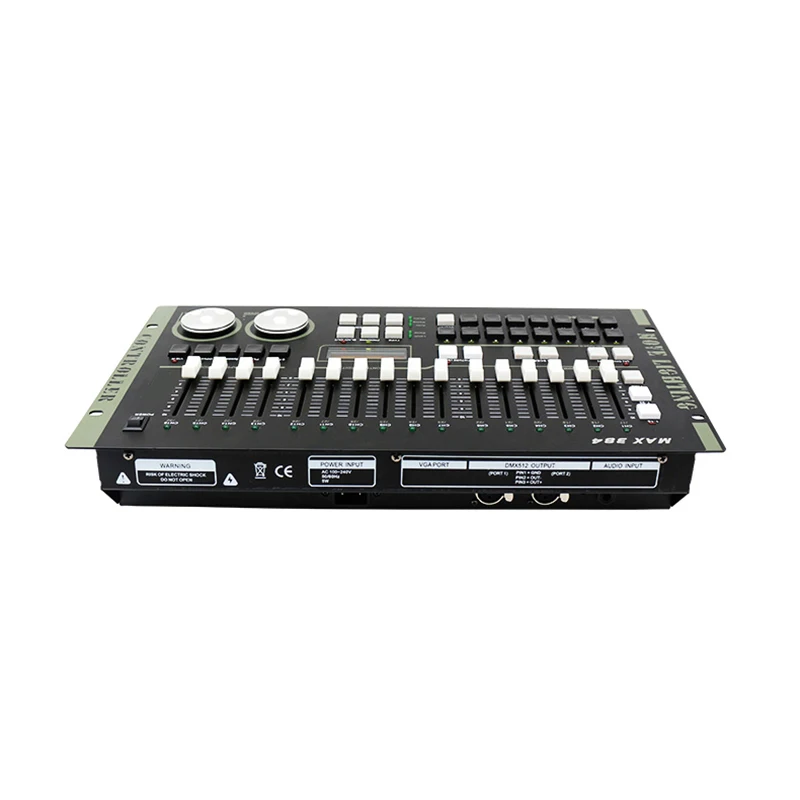 Professional Max 384 DMX Controller Stage Effects Lighting DMX Console Projector Master Console for XLR-3 led par beam DJ lights