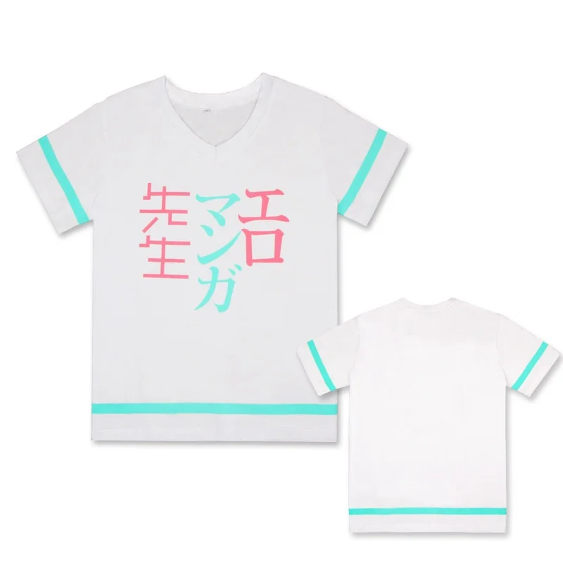 Anime Eromanga Sensei Izumi Sagiri Cosplay T-shirt Women Men 3D Funny Cotton Short Sleeve Graphic Streetwear Costume