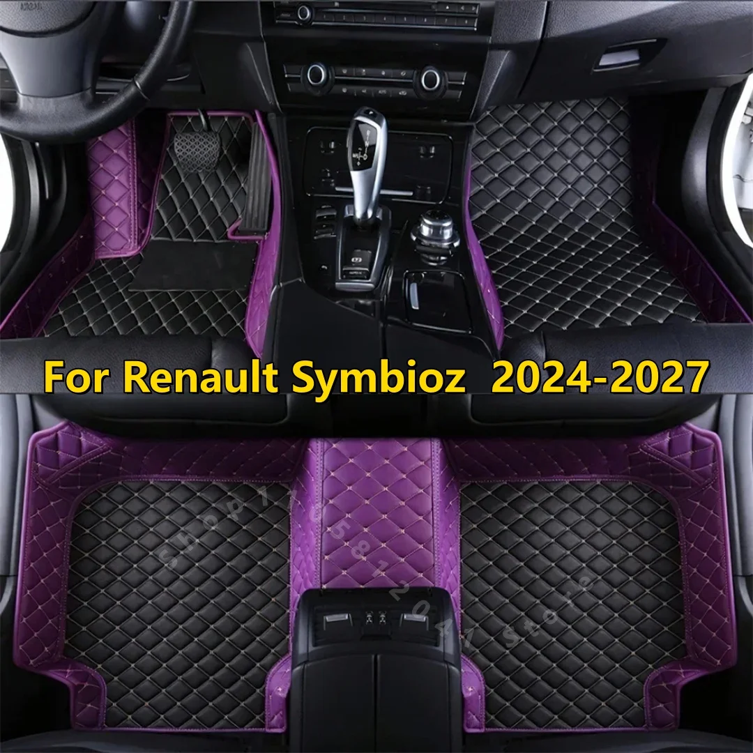 Luxury Car Floor Mat For Renault Symbioz 2024 2025 2026 2027 Car Floor Mats Rugs Auto Interior Parts Carpets Foot Pads
