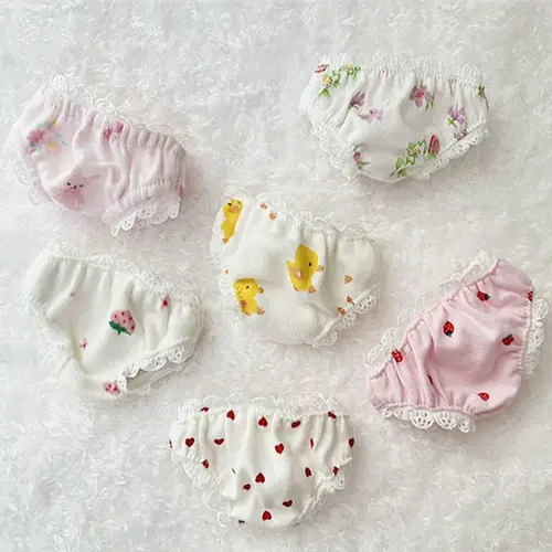 인형 패션 의류 속옷 팬티, 15 cm, 20cm 면 인형 속옷, 1/11 ob11 인형, 1/12bjd 인형 의류