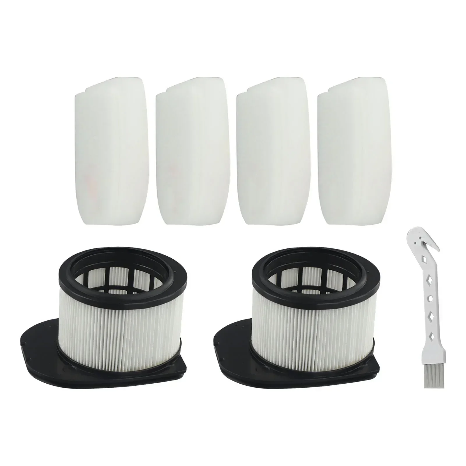 7pcs Post Filters Foam And Felt Filters Cleaning Brush For Shark Vacuum IZ400UK IZ400UKT IZ420UK IZ420UKT