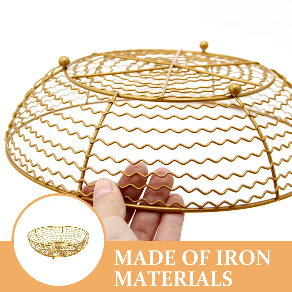 سلة فاكهة سلكية حديدية حديثة منظم تخزين معدني مزخرف متعدد الأغراض حامل خضروات للوجبات الخفيفة #3