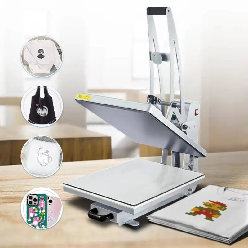 16*24inch 40x60cm Auto Open Heat Press Machine With Slide Out LCD Touch Screen For Sublimation Heat Transfer