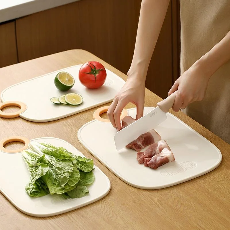 Thickened Plastic Double-Sided Non-Slip Kitchen Cutting Board for Vegetables And Fruits Home Use Multi-Function Cooking Tool