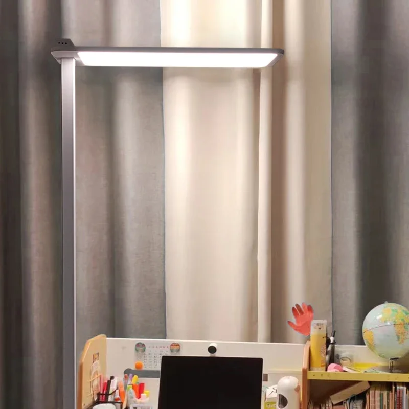 Full spectrum floor standing desk lamp for eye protection, dedicated bedside reading lamp for learning, homework writing,