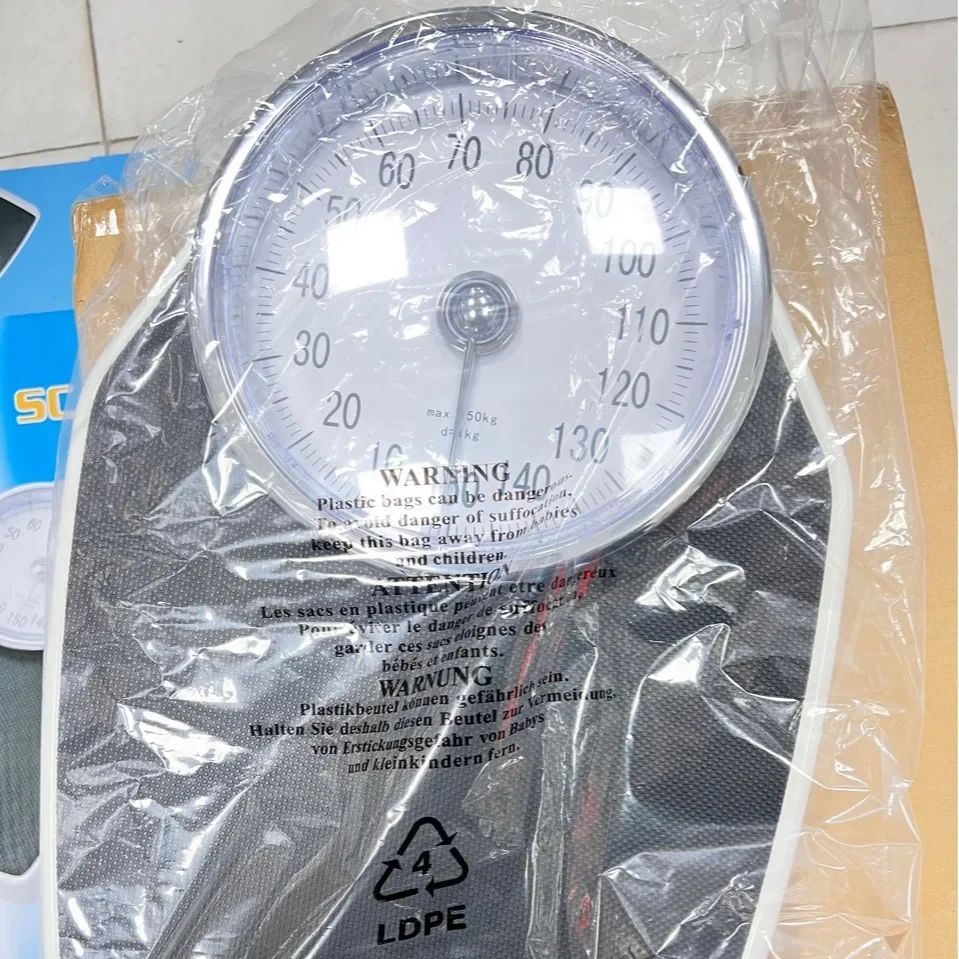 English version Large dial Mechanical pointer Human body scale Accurate and durable Spring weight 150kg