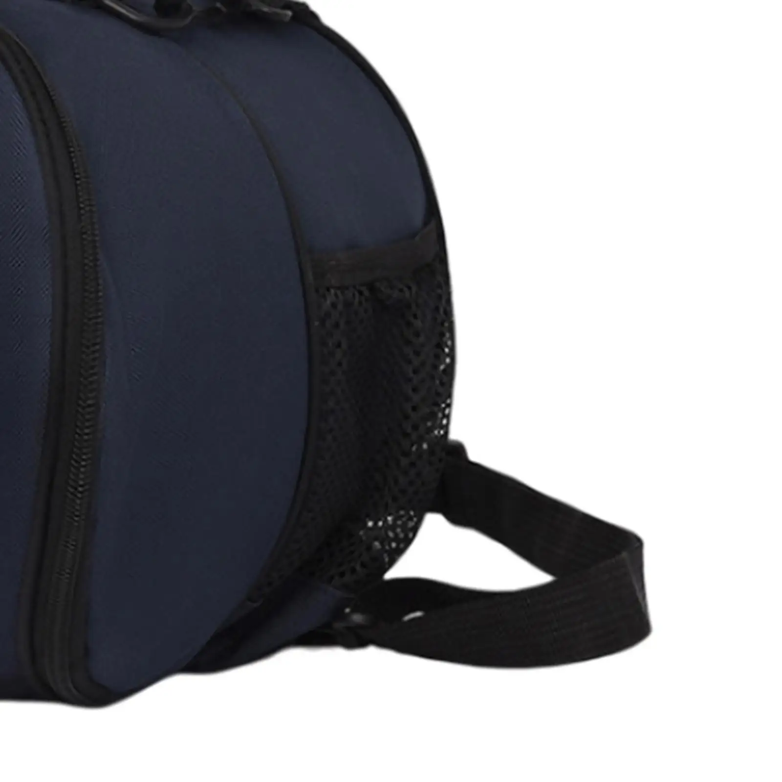 両面メッシュポケット付きバスケットボールショルダーバッグ,ポータブル,耐久性,防水,スポーツ,ボール,サッカー,収納バッグ