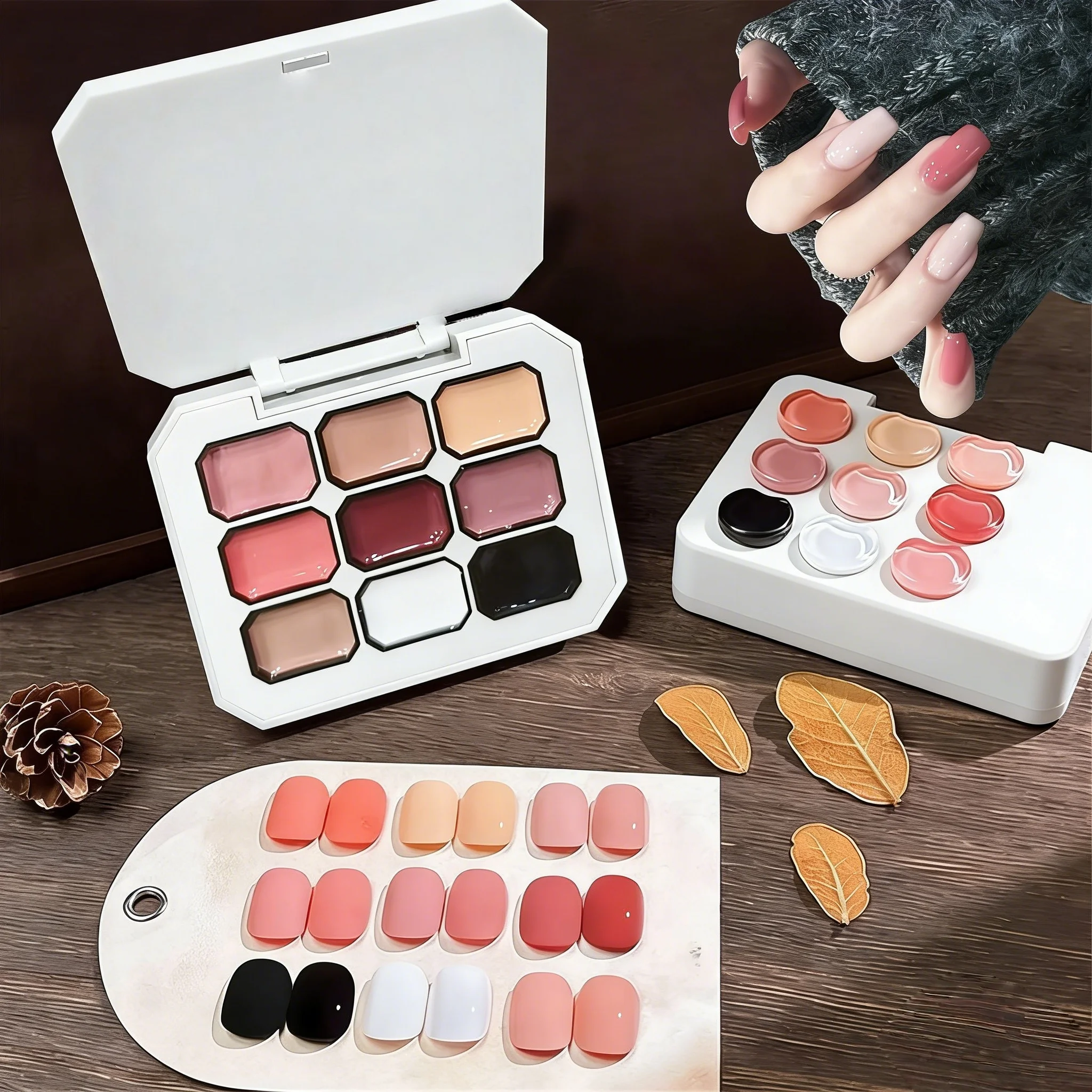 1 unidad de esmalte de uñas sólido de 9 colores estilo Tang, de alta saturación, popular, UV y LED, estilo japonés y coreano