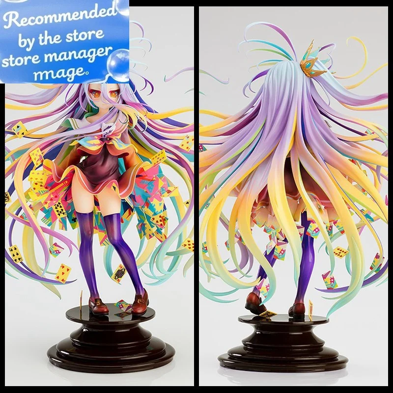 

Фигурка No Game No Life Shiro, художественные произведения, коллекция Kamiya Yuu, ПВХ, фигурка, аниме-модель, игрушка в подарок