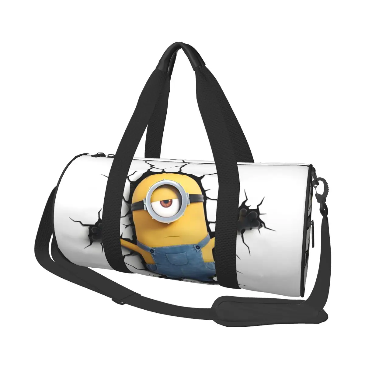 

Custom M-Minions Beach Tote Bag Women Extra Large Gym Carry On Yellow Capsule-Shaped Travel Shopping Bags