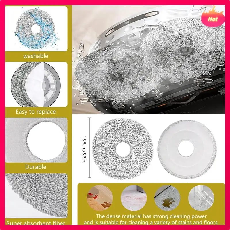 Ad-para dreame bot l30 ultra/l20 ultra/x20 pro/x20 pro plus parte-principal escova lateral mop pano saco de pó filtros caber acessórios