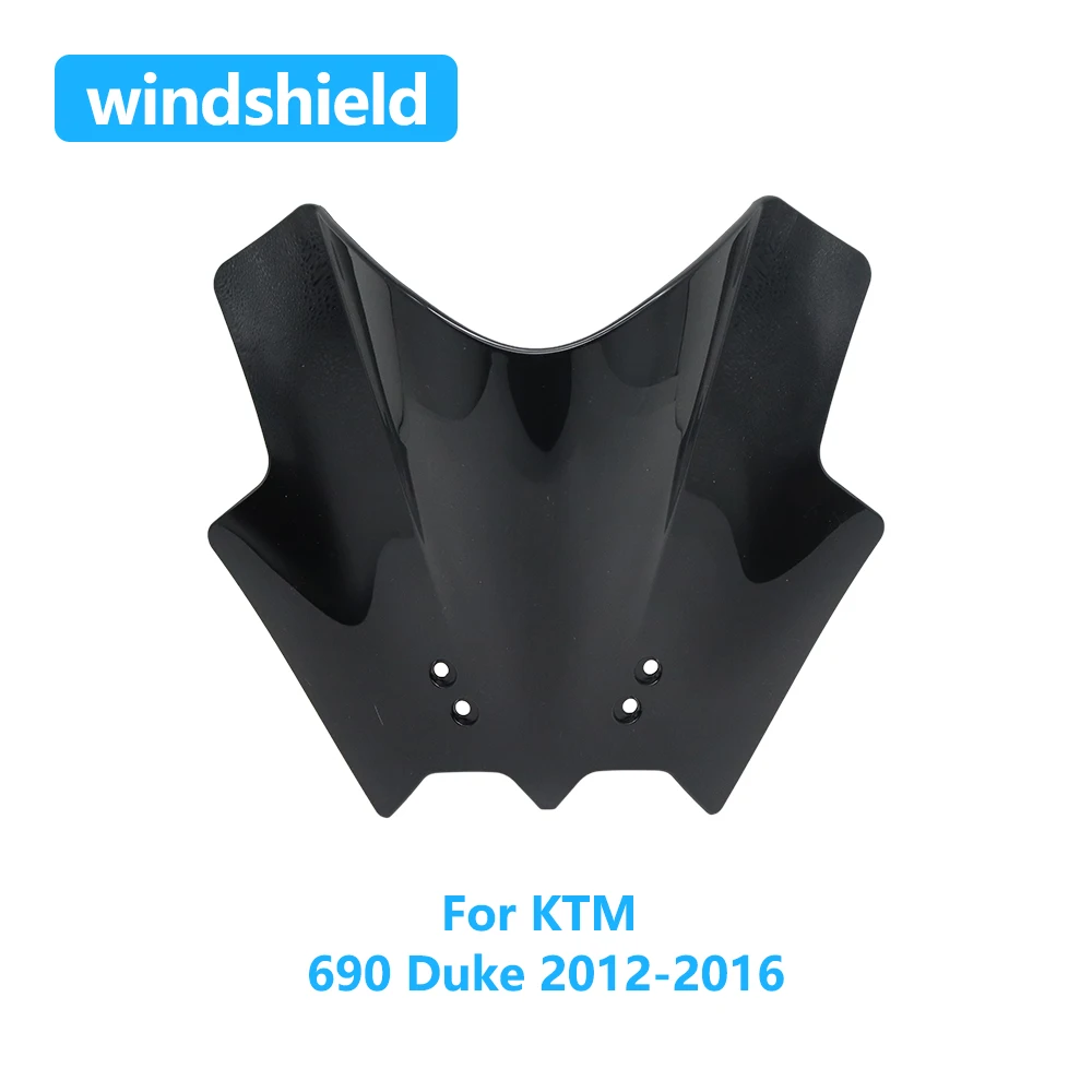 

Windshield For KTM 690 Duke 2012 2013 2014 2015 2016 Windscreen Wind Deflectors Screen Double Bubble Motorcycle Accessories