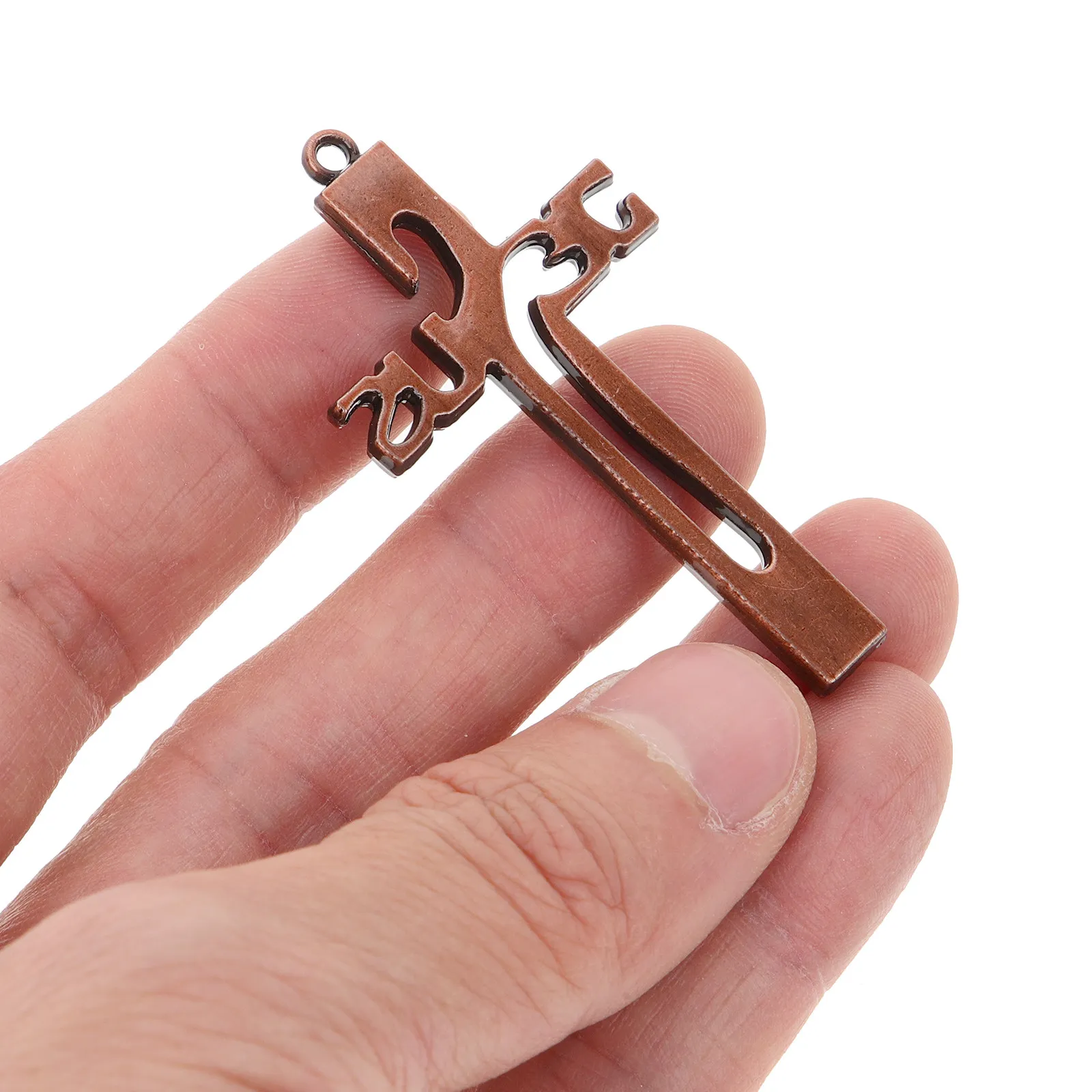 

10 шт. винтажных металлических подвесок-крестиков для изготовления украшений, подвески-кресты для ожерелий, серег, аксессуары для рукоделия