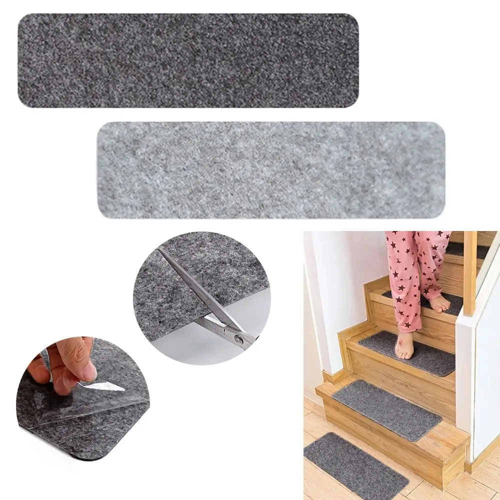 Non-slip Stair Stepping Mat Water Absorption Home Decor Protector Rug Household DIY Self-adhesive Floor Mat