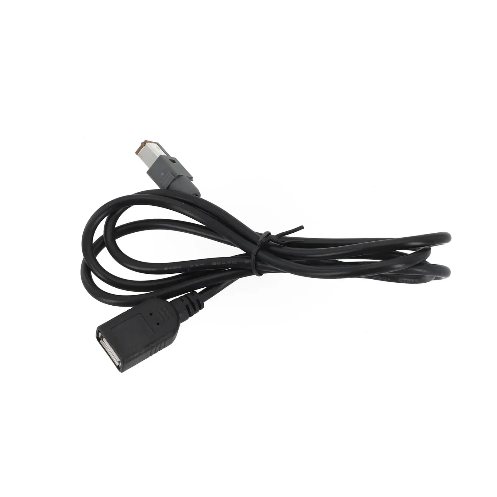 Practical New Car USB Cable USB Adapter Aux Audio Input Car Car USB Cable ABS Black 100cm For Outback For Suzuki For Legacy